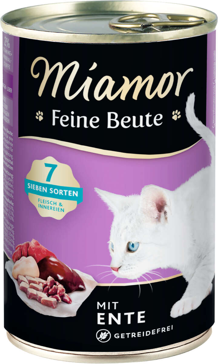Miamor Katzen-Nassfutter Feine Beute Ente